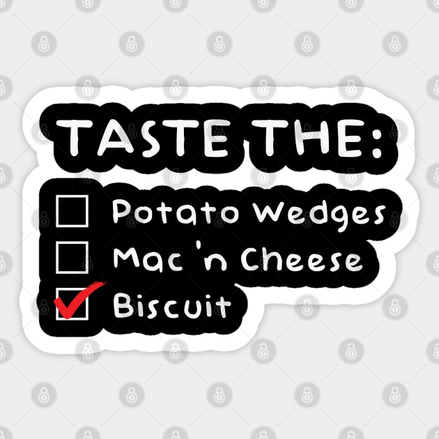 taste the biscuit Sticker by Pandans